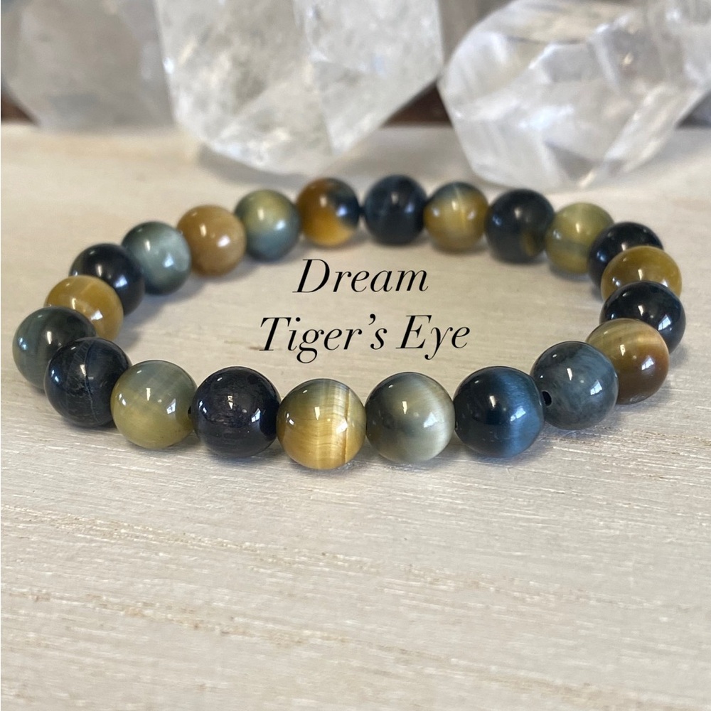 2/$40 8mm Dream Tiger's Eye Gemstone Bracelet